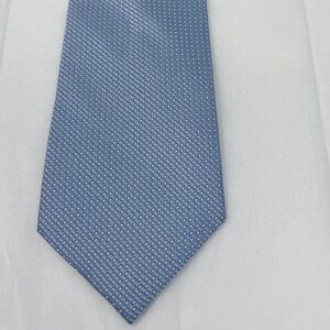 new Calvin Klein light blue sky tie necktie silk classic